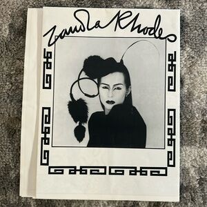 Zandra Rhodes Offerings Mailer circa 1980